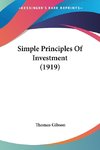 Simple Principles Of Investment (1919)