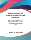 Some Account Of The Jacotot System Of Universal Instruction
