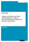 Umfrage und Analyse zum Thema Mediennutzung von Türken  in Baden-Württemberg am Beispiel von Fernsehen und Zeitung
