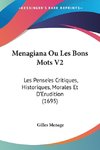 Menagiana Ou Les Bons Mots V2