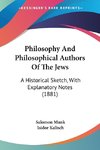 Philosophy And Philosophical Authors Of The Jews