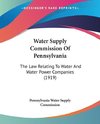 Water Supply Commission Of Pennsylvania