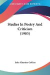 Studies In Poetry And Criticism (1905)