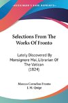 Selections From The Works Of Fronto