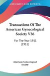 Transactions Of The American Gynecological Society V36