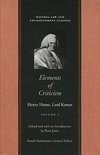 Elements of Criticism (2-Vol Set)