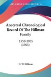 Ancestral Chronological Record Of The Hillman Family