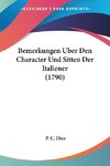 Bemerkungen Uber Den Character Und Sitten Der Italiener (1790)