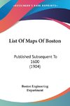 List Of Maps Of Boston