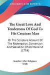 The Great Love And Tenderness Of God To His Creature Man