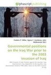 Governmental positions on the Iraq War prior to the 2003 invasion of Iraq
