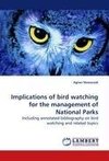 Implications of bird watching for the management of National Parks