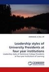 Leadership styles of University Presidents at four year institutions