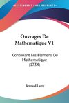 Ouvrages De Mathematique V1