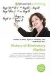 History of Elementary Algebra
