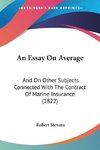 An Essay On Average