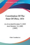 Constitution Of The State Of Ohio, 1851