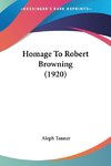 Homage To Robert Browning (1920)