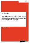 How did the murder of St. Thomas Becket affect the relationship between Church and State in England 1170-1215?