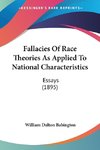 Fallacies Of Race Theories As Applied To National Characteristics