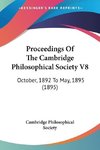 Proceedings Of The Cambridge Philosophical Society V8