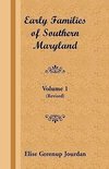 Early Families of Southern Maryland
