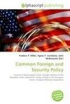 Common Foreign and Security Policy