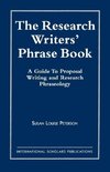 Research Writer's Phrase Book