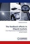 The feedback effects in illiquid markets
