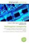 Kolmogorov complexity
