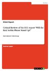 Critical Review of the ICG report 