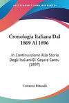 Cronologia Italiana Dal 1869 Al 1896