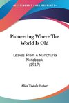 Pioneering Where The World Is Old