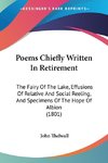Poems Chiefly Written In Retirement