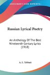 Russian Lyrical Poetry