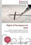 Right of Foreigners to Vote