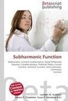 Subharmonic Function
