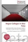 Negro Colleges in War Time