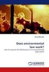 Does environmental law work?