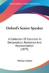 Oxford's Senior Speaker