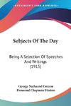 Subjects Of The Day