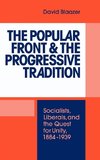 The Popular Front and the Progressive Tradition