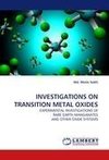 INVESTIGATIONS ON TRANSITION METAL OXIDES