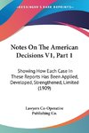 Notes On The American Decisions V1, Part 1