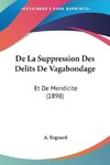 De La Suppression Des Delits De Vagabondage