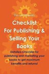 Checklist For Publishing & Selling Your Books