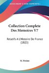 Collection Complete Des Memoires V7