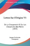 Lettres Sur L'Origine V1