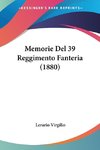 Memorie Del 39 Reggimento Fanteria (1880)