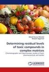 Determining residual levels of toxic compounds in complex matrices